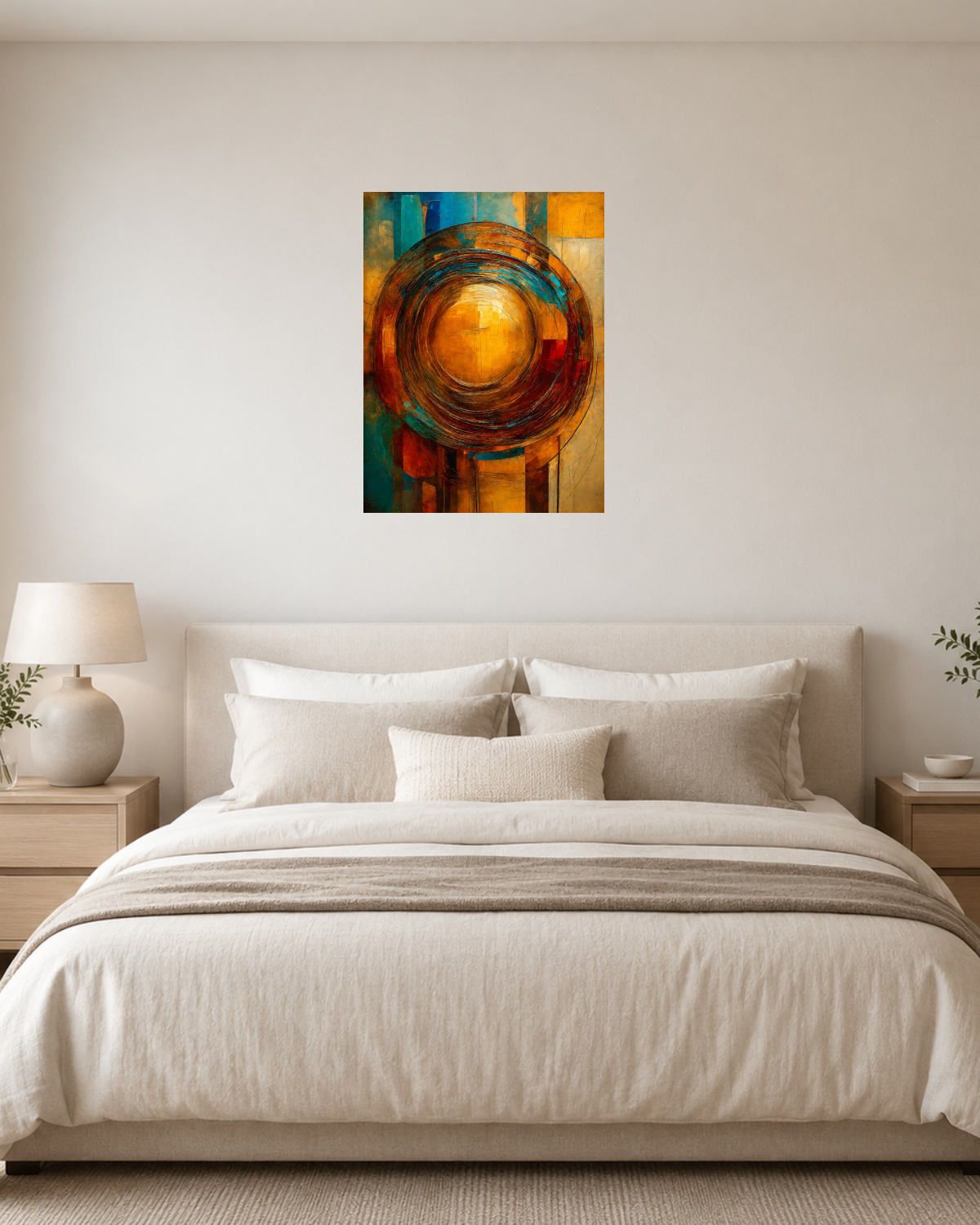 Chambre blanc crème — vue 1
