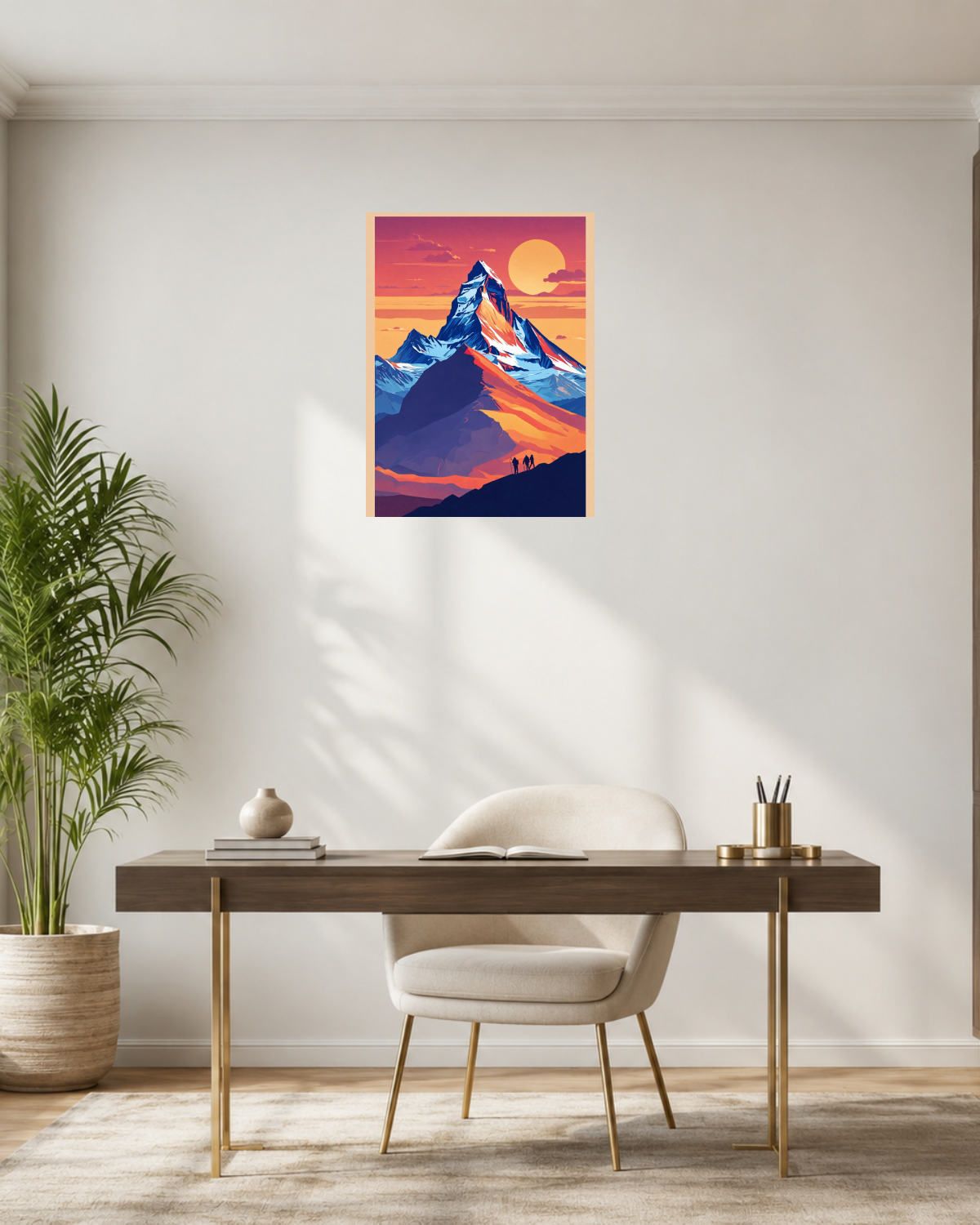 Bureau laiton — vue 3