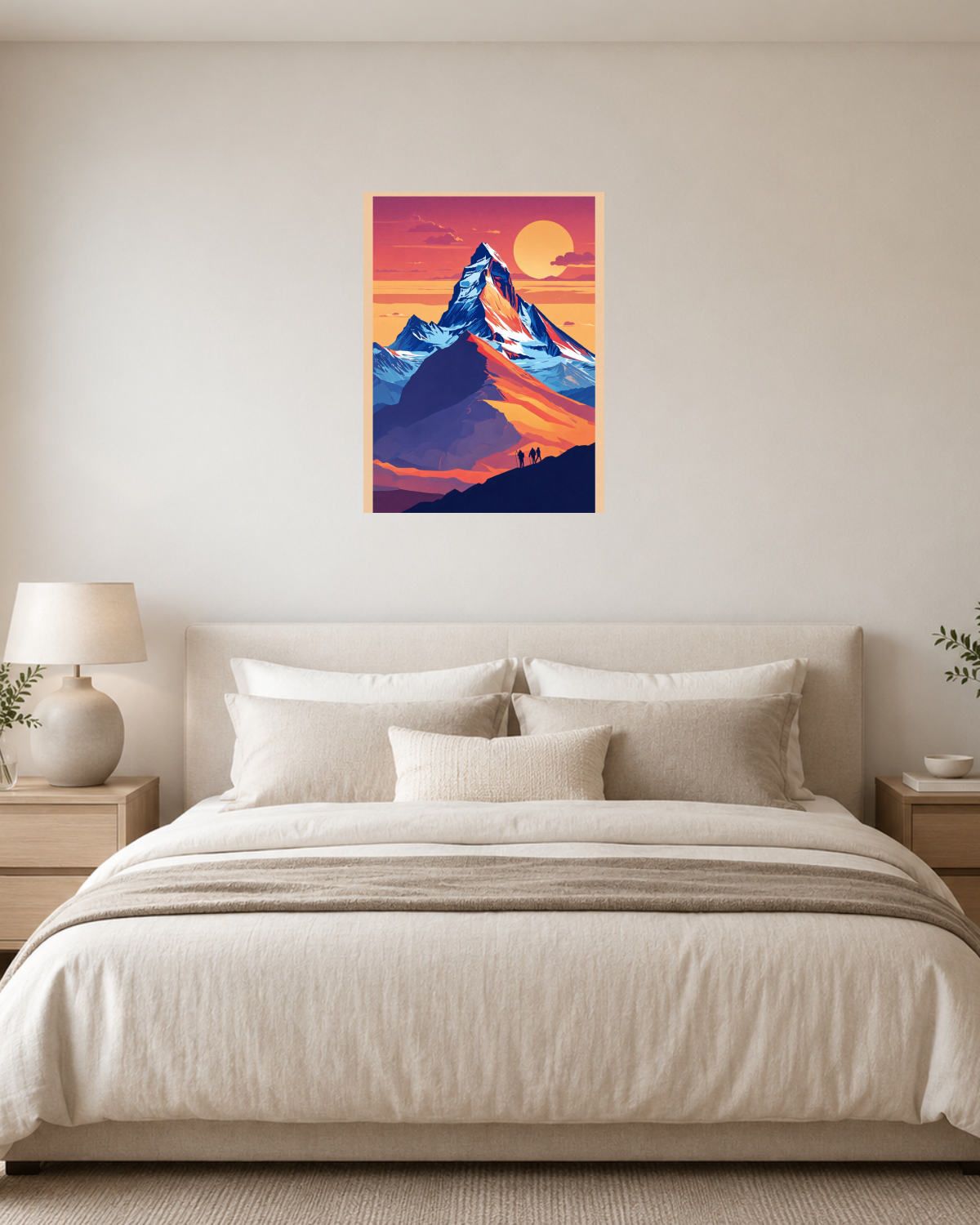 Chambre blanc crème