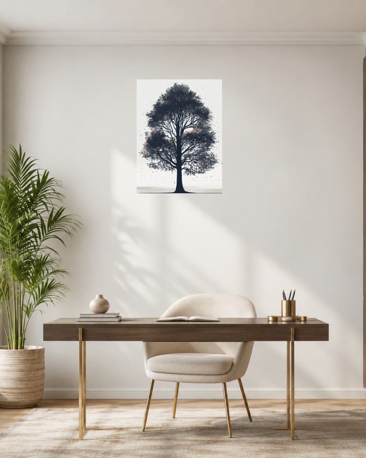 Bureau laiton — vue 3