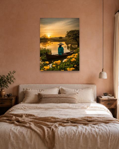 Chambre terracotta