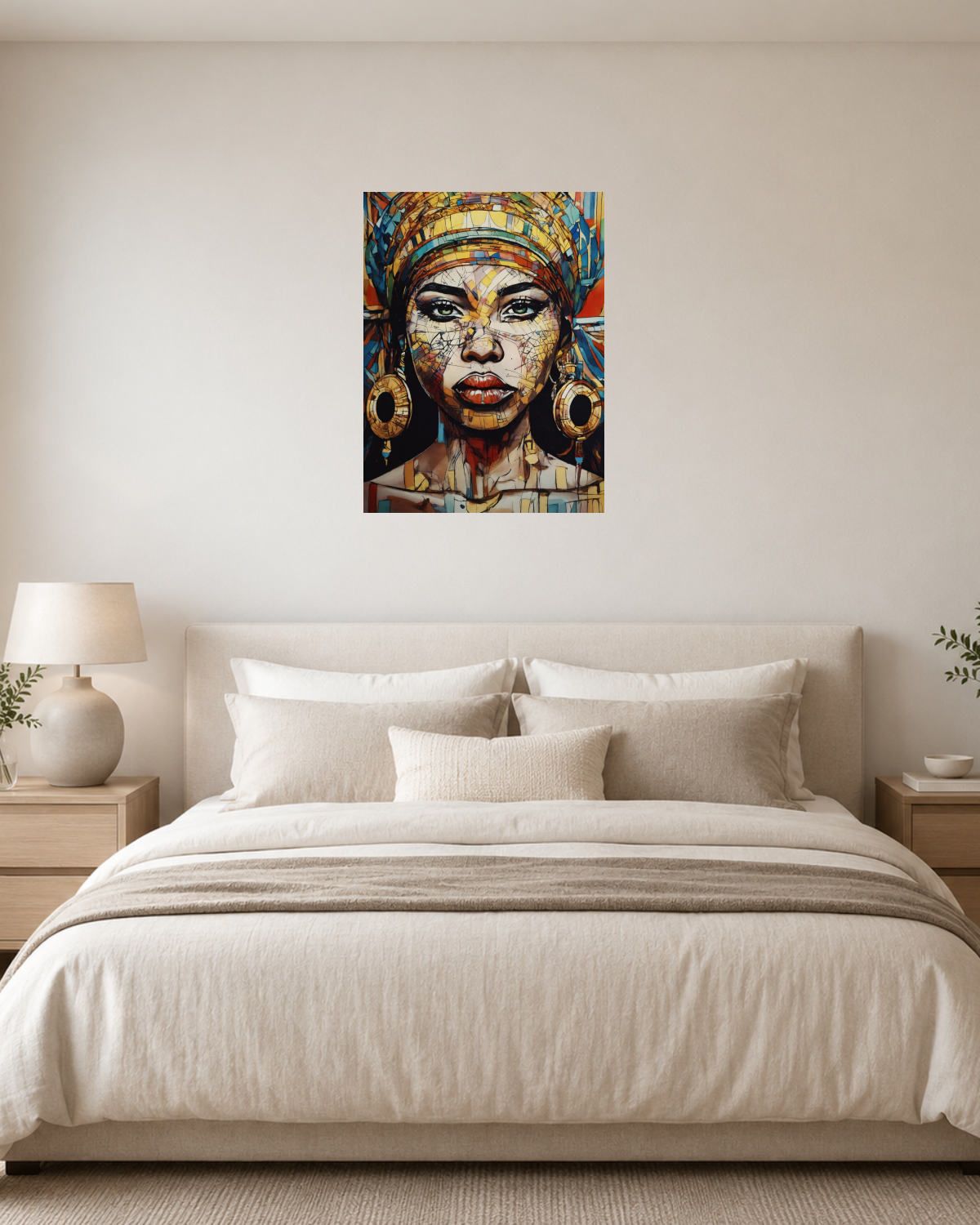 Chambre blanc crème