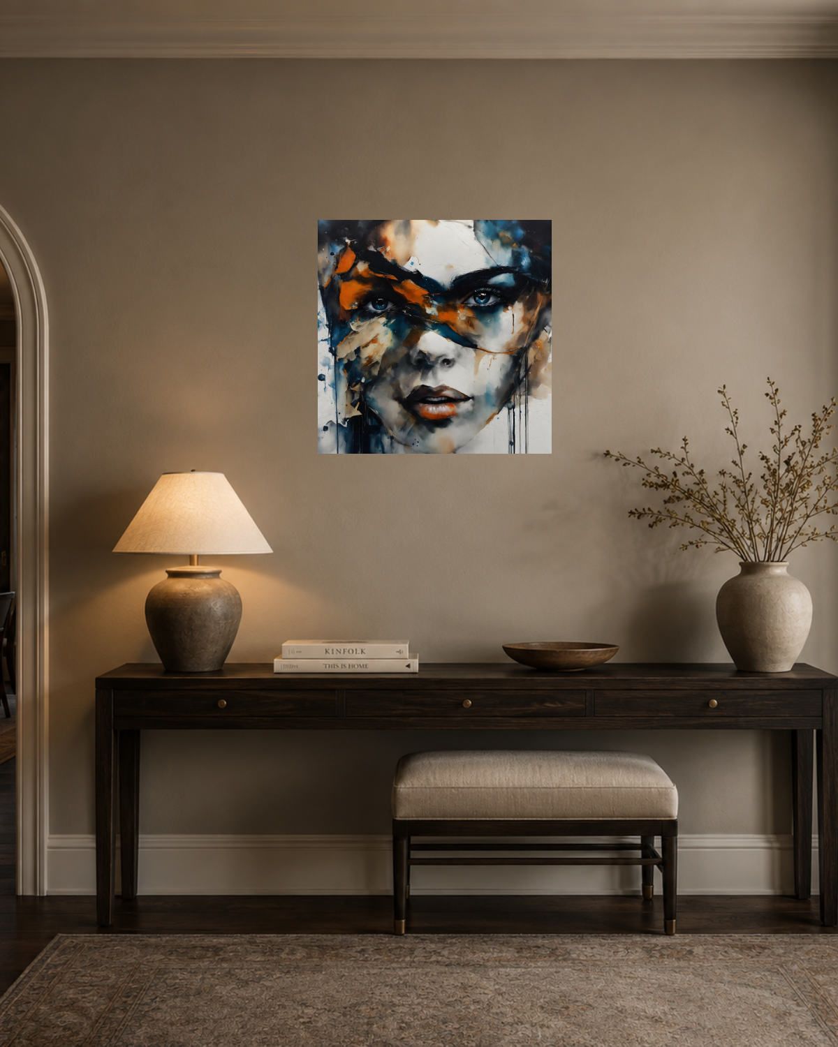 Entrée arche sombre — vue 2