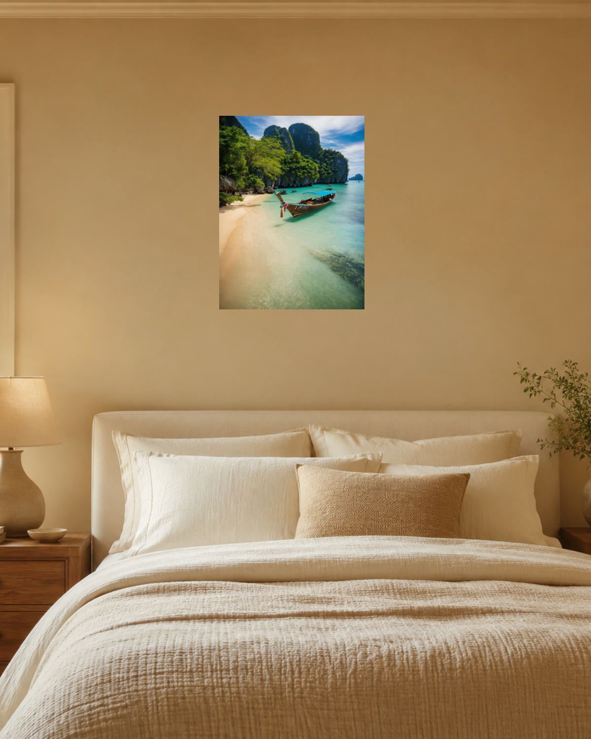 Chambre beige — vue 3