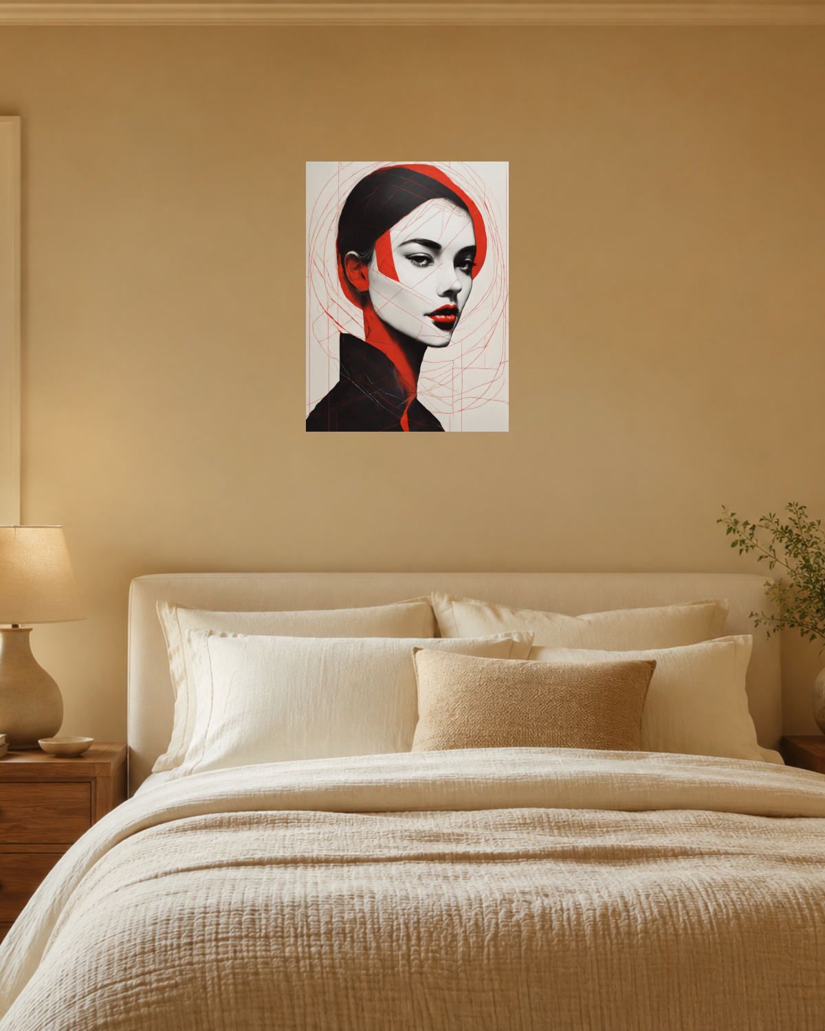Chambre beige — vue 3