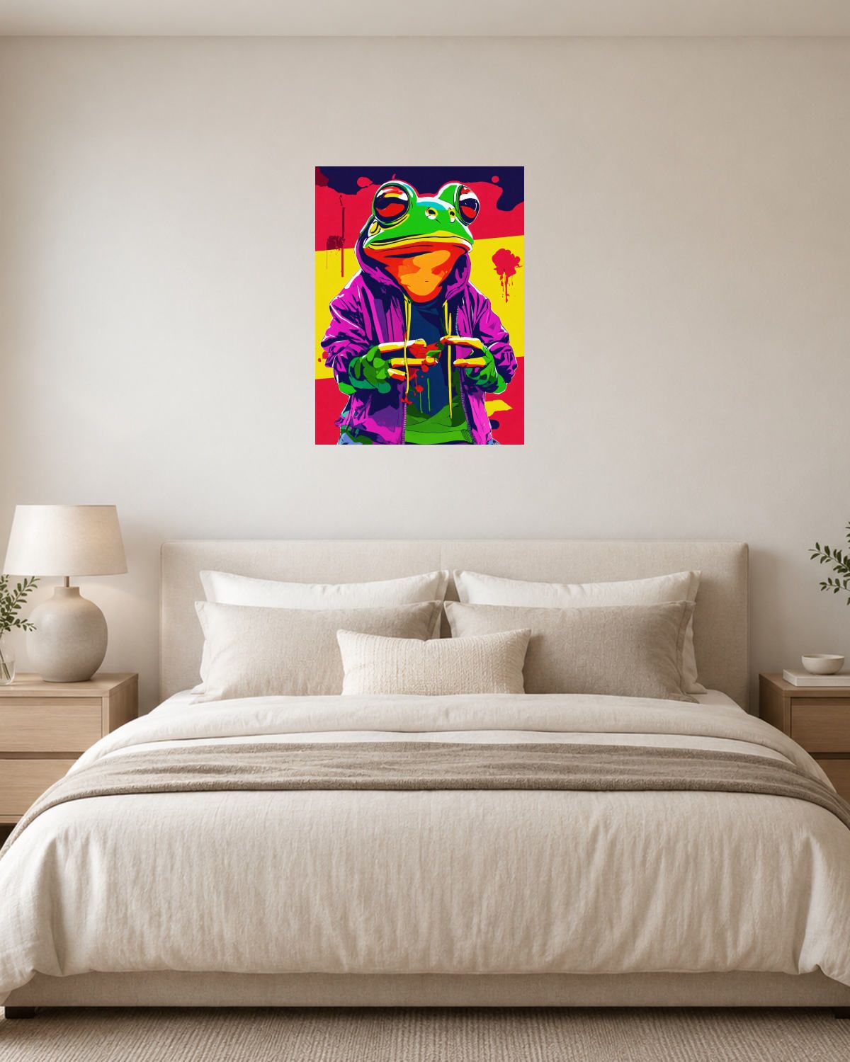 Chambre blanc crème