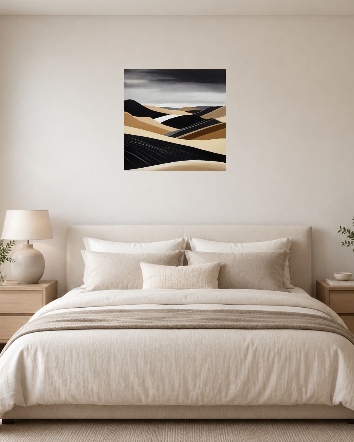 Chambre blanc crème