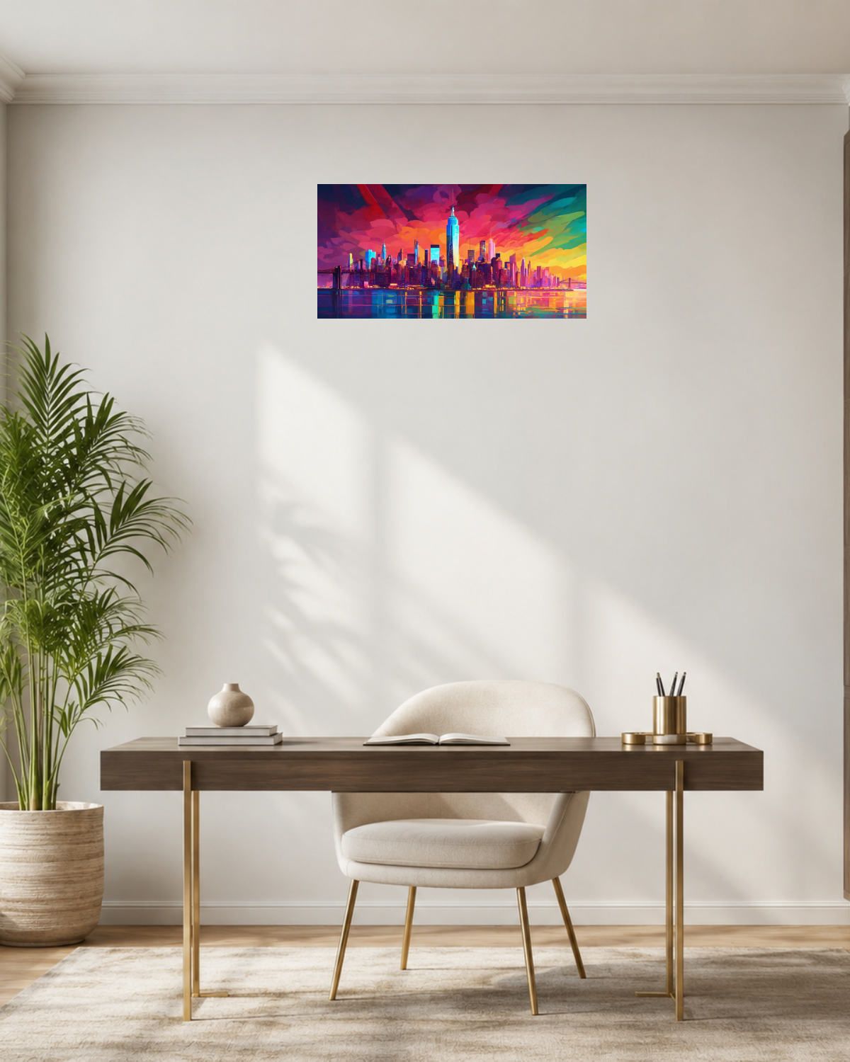 Bureau laiton — vue 3