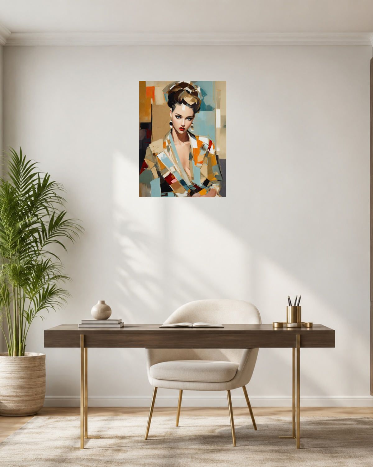 Bureau laiton — vue 3