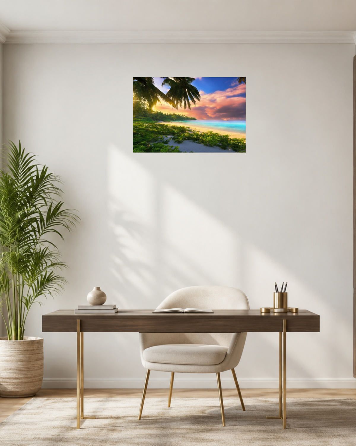 Bureau laiton — vue 3