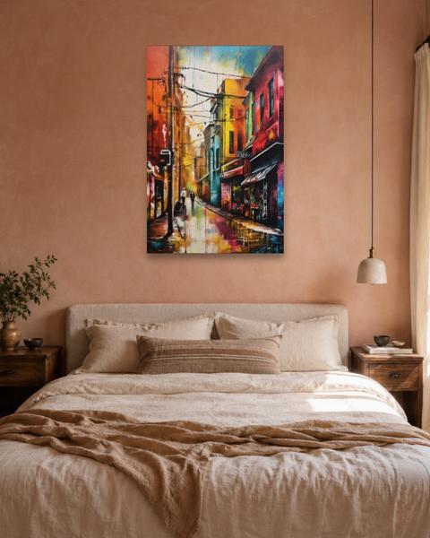 Chambre terracotta