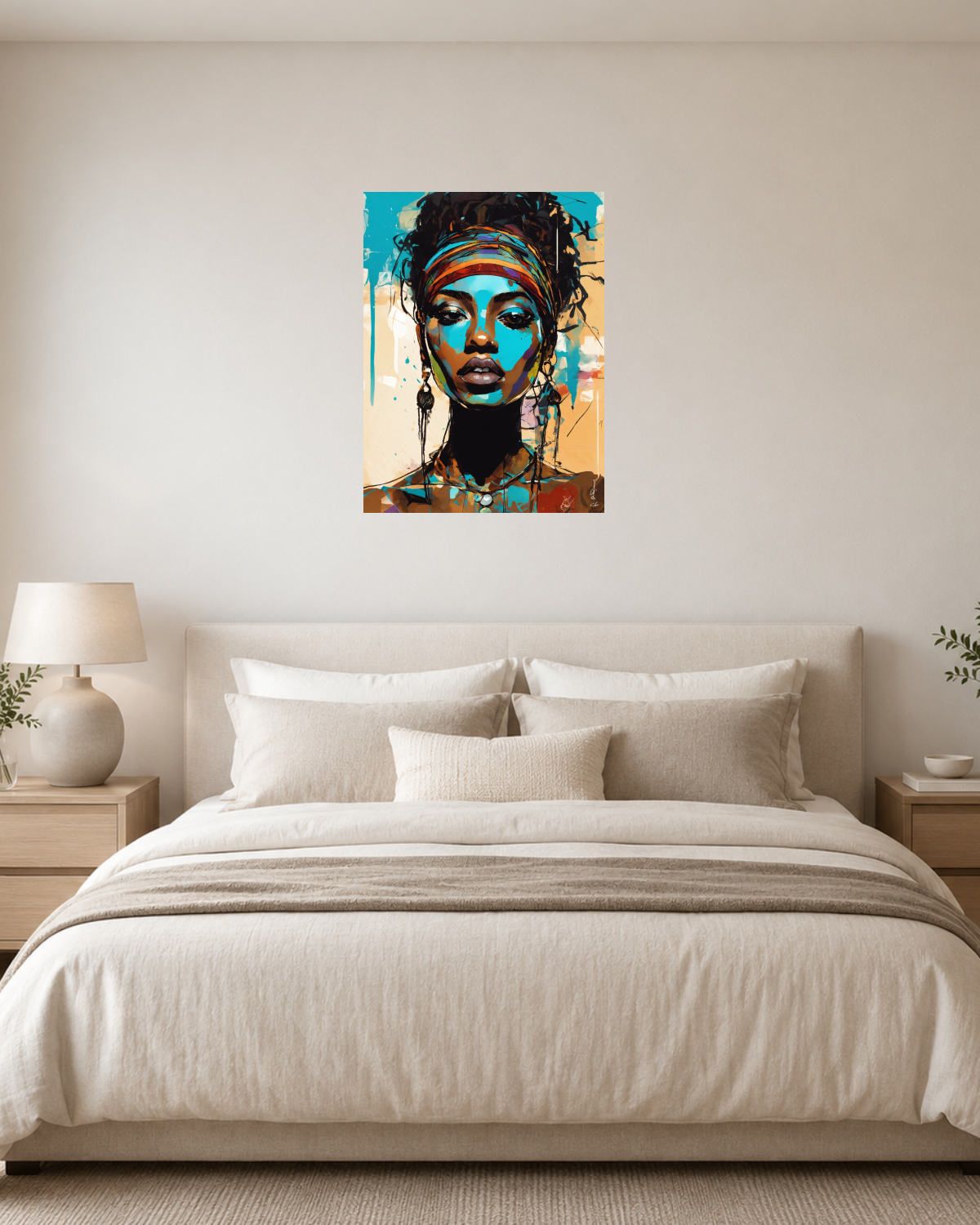 Chambre blanc crème