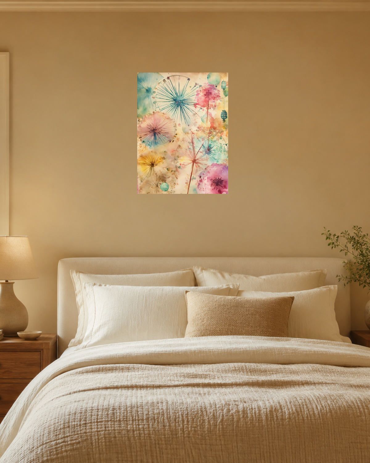 Chambre beige — vue 3