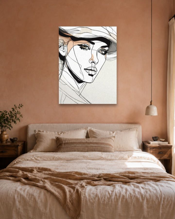 Chambre terracotta