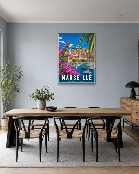 Salle à manger bleu gris