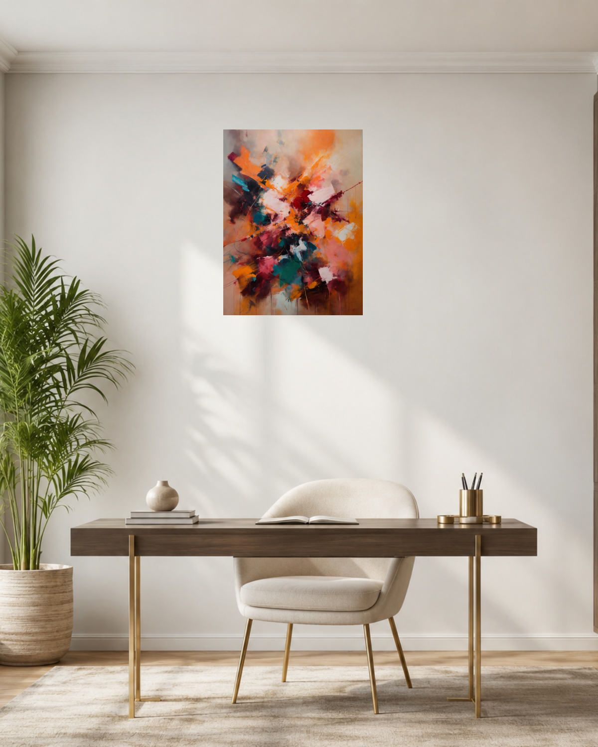 Bureau laiton — vue 3