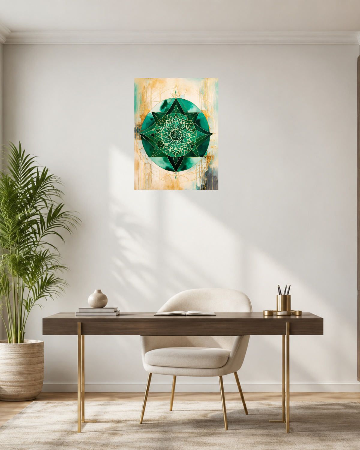 Bureau laiton — vue 3