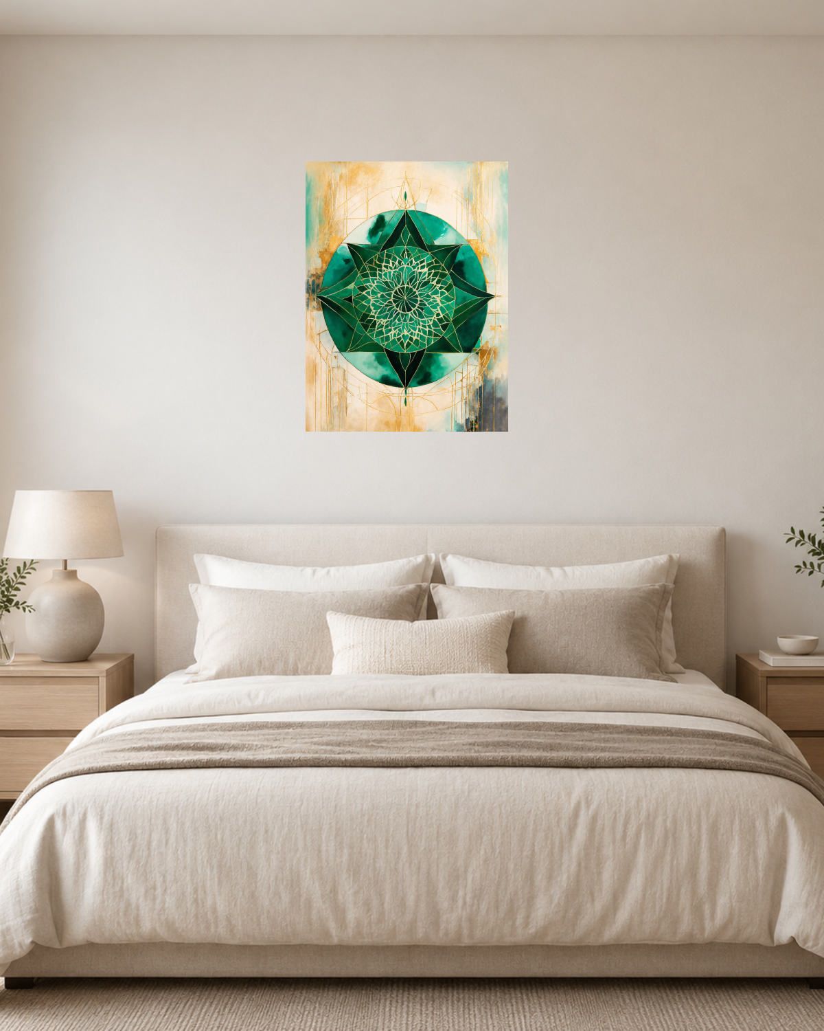 Chambre blanc crème