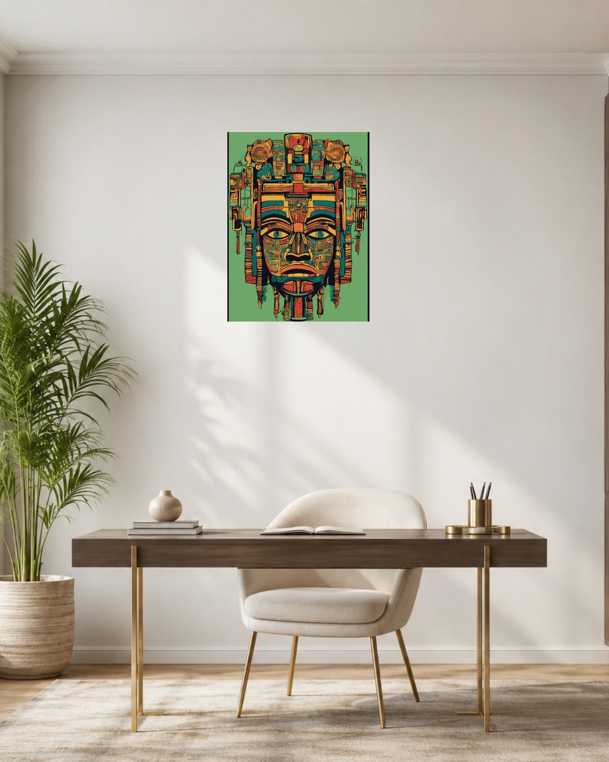 Bureau laiton — vue 3