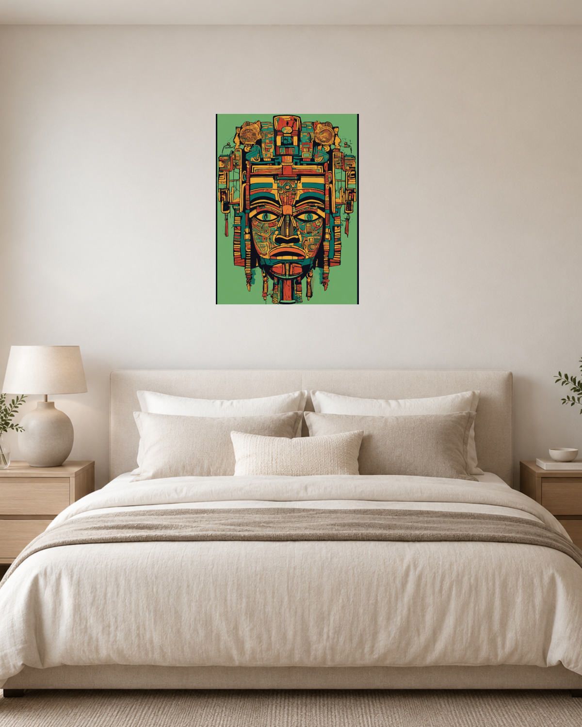 Chambre blanc crème