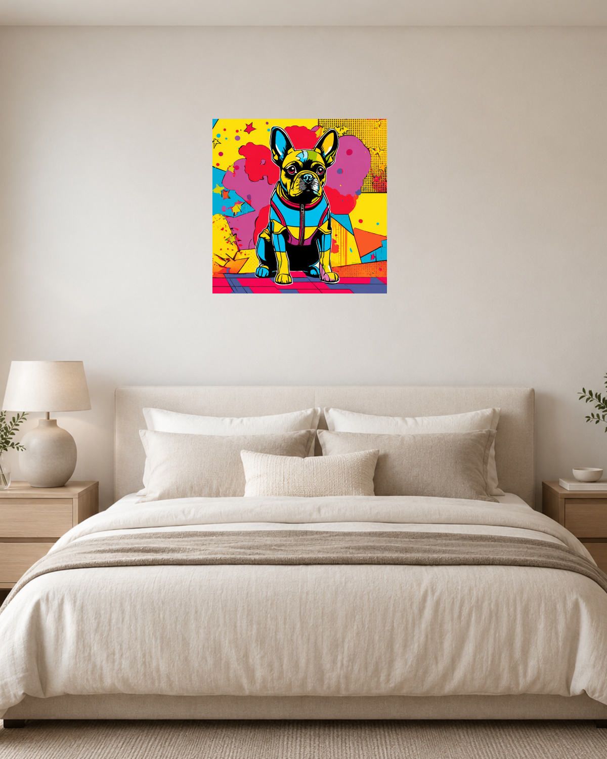 Chambre blanc crème