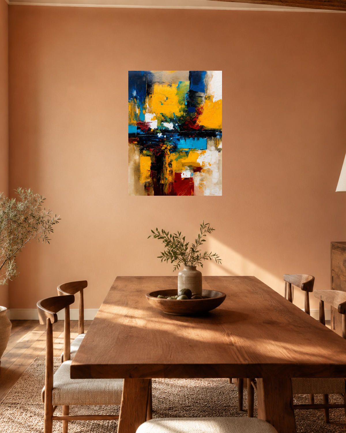 Salle à manger terracotta — vue 2