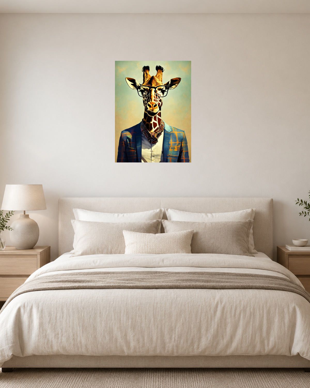 Chambre blanc crème