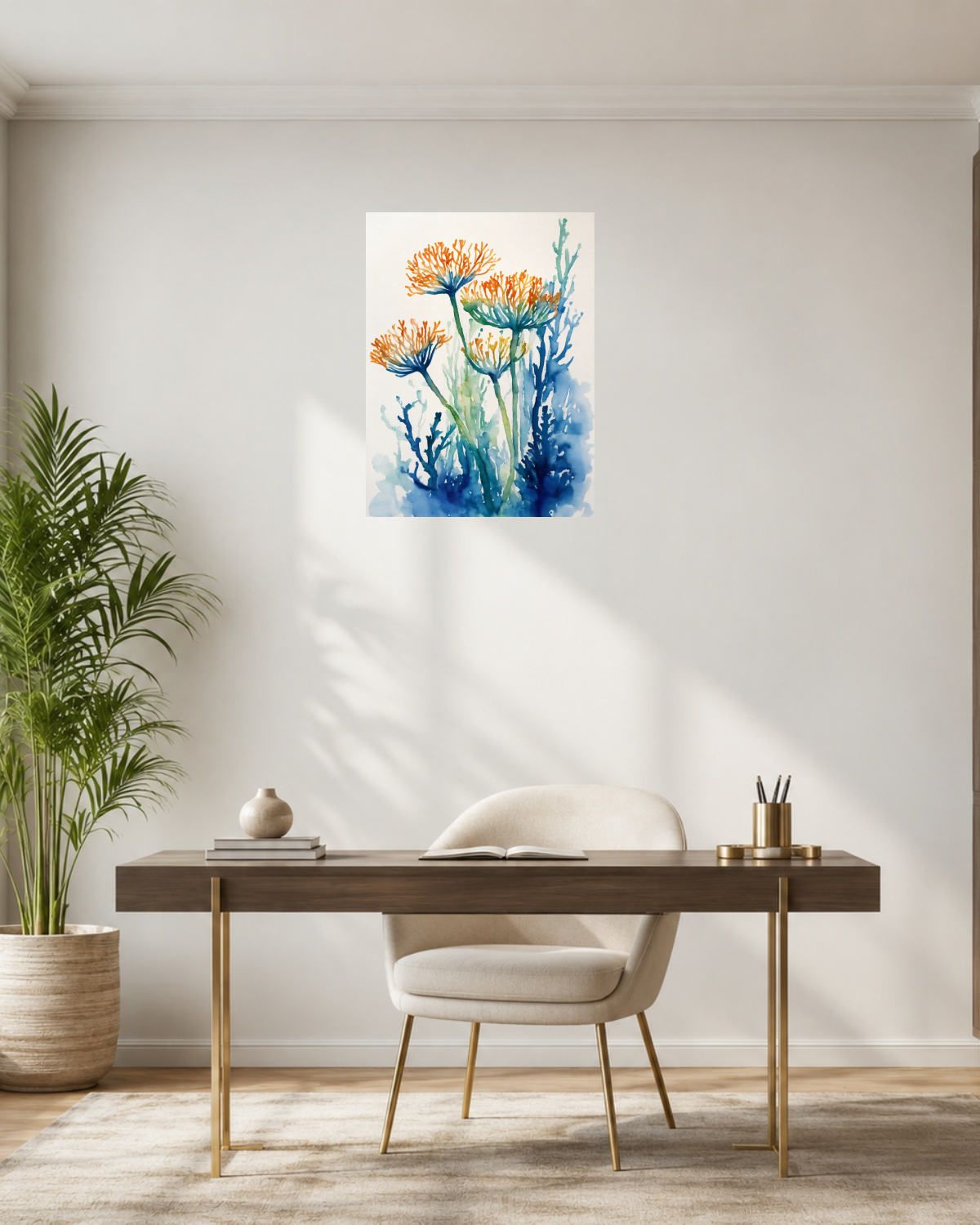 Bureau laiton — vue 3
