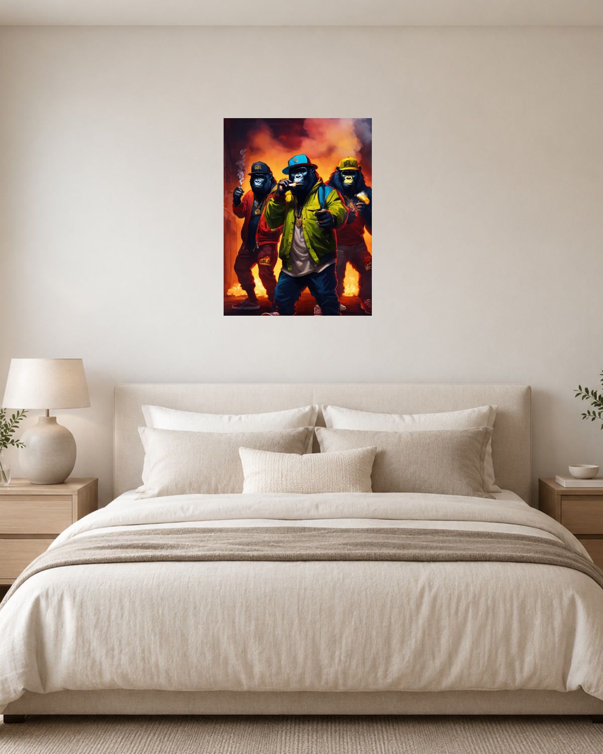 Chambre blanc crème
