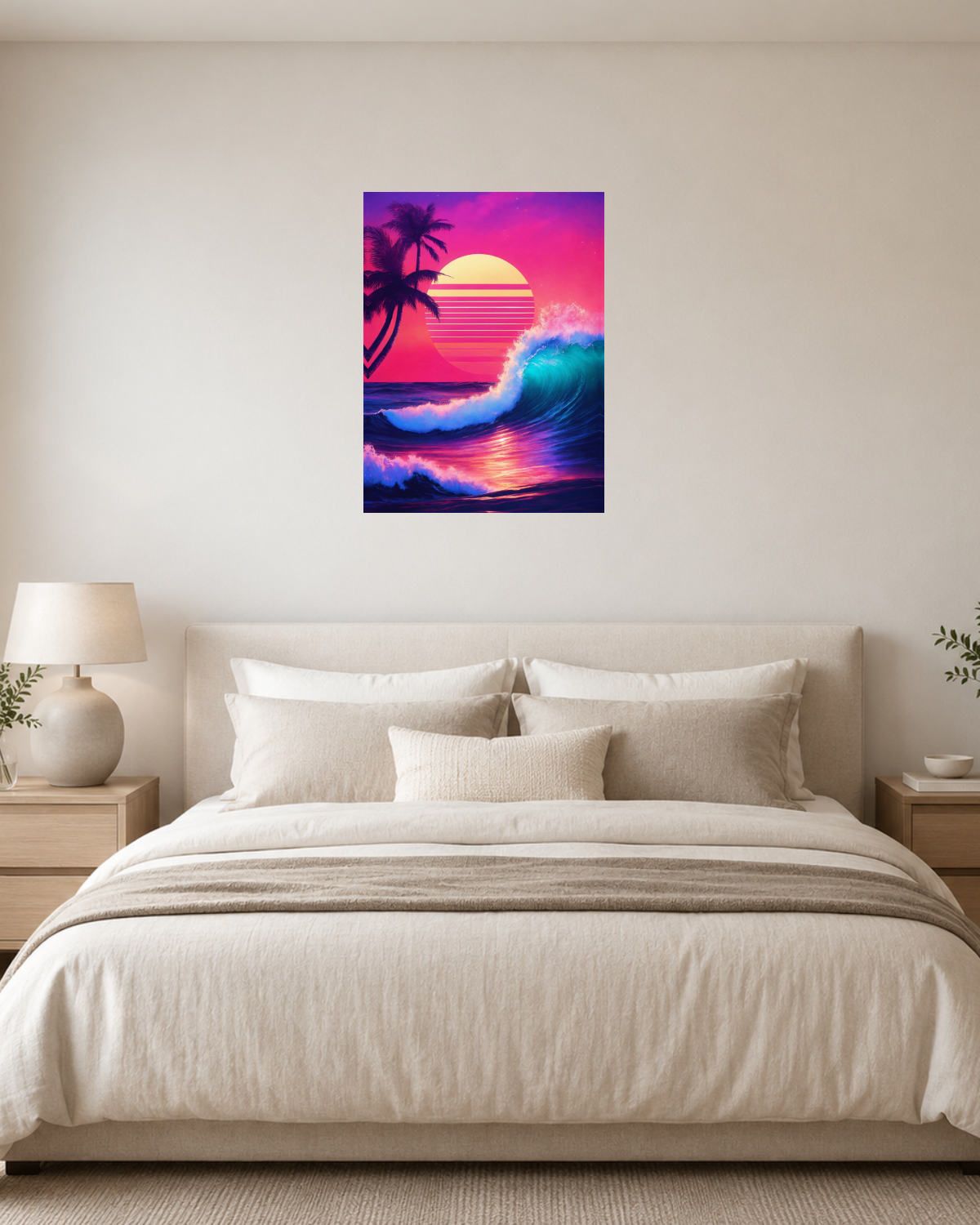 Chambre blanc crème — vue 1