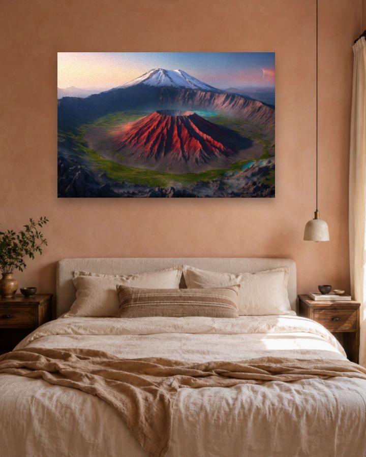 Chambre terracotta