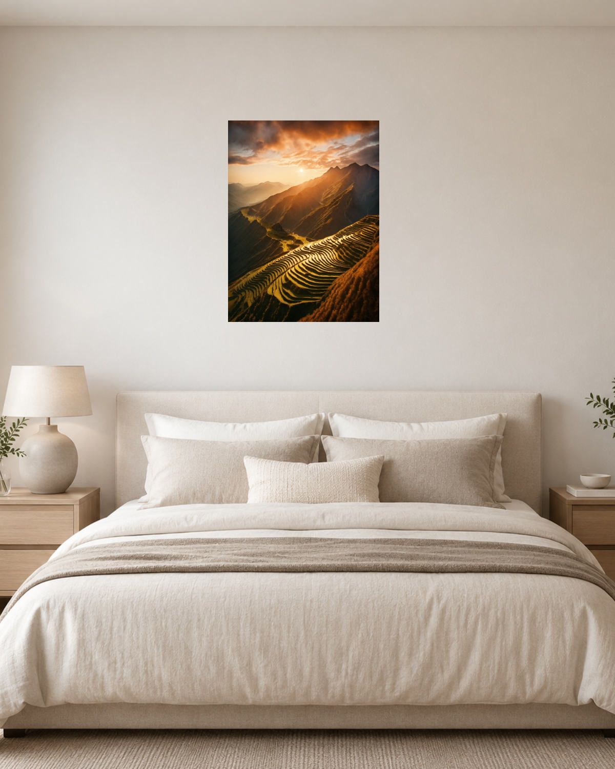 Chambre blanc crème