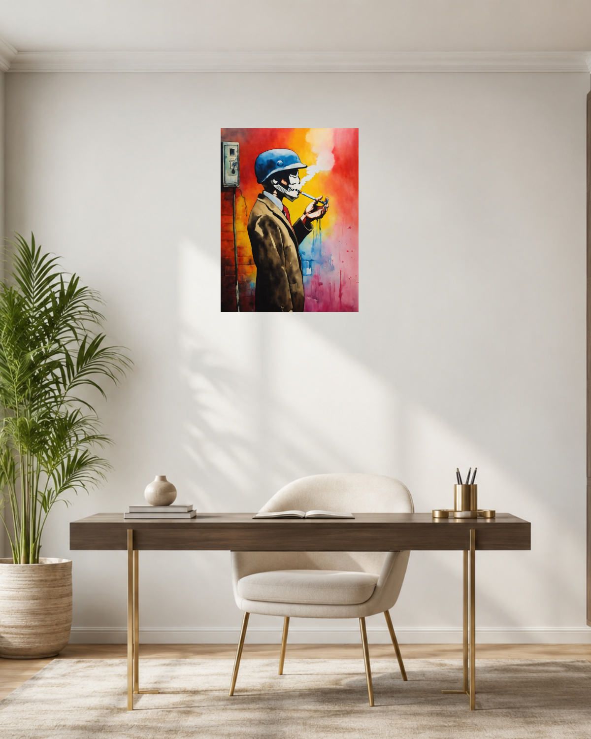 Bureau laiton — vue 3