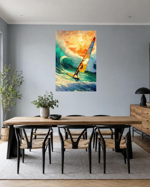 Salle à manger bleu gris