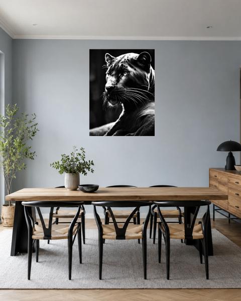 Salle à manger bleu gris