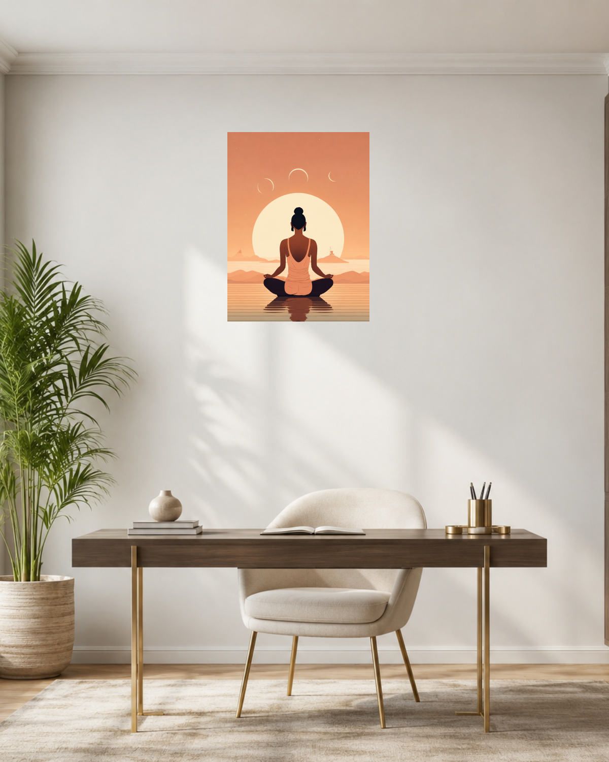 Bureau laiton — vue 3