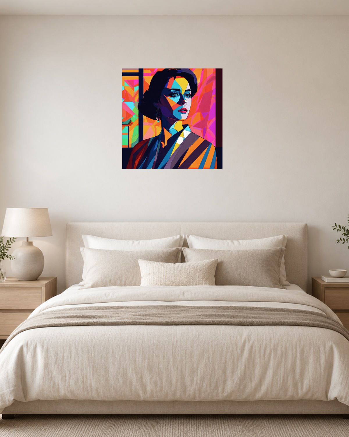 Chambre blanc crème