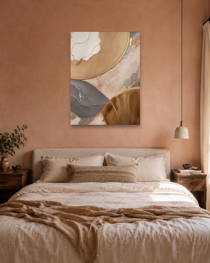 Chambre terracotta