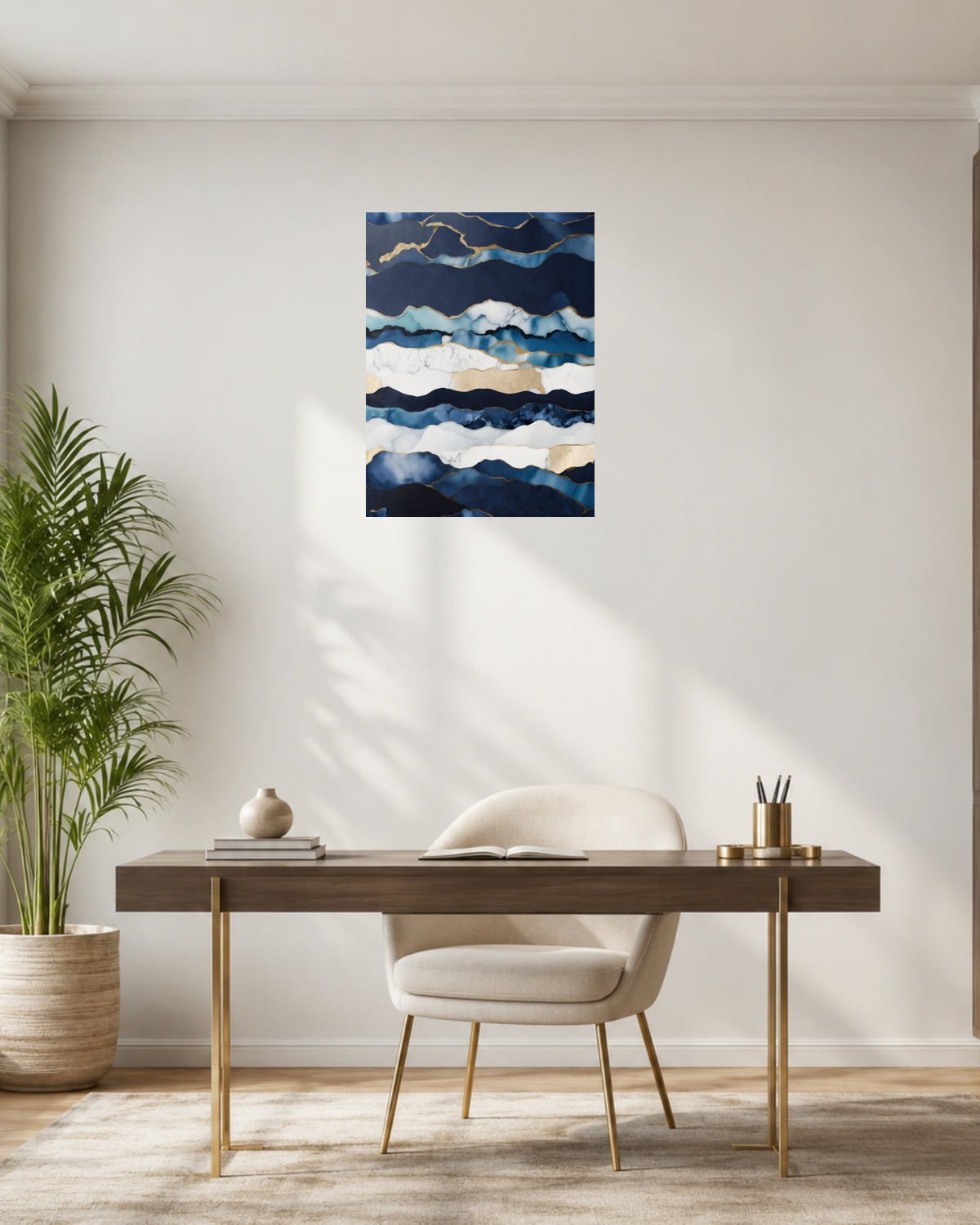 Bureau laiton — vue 3