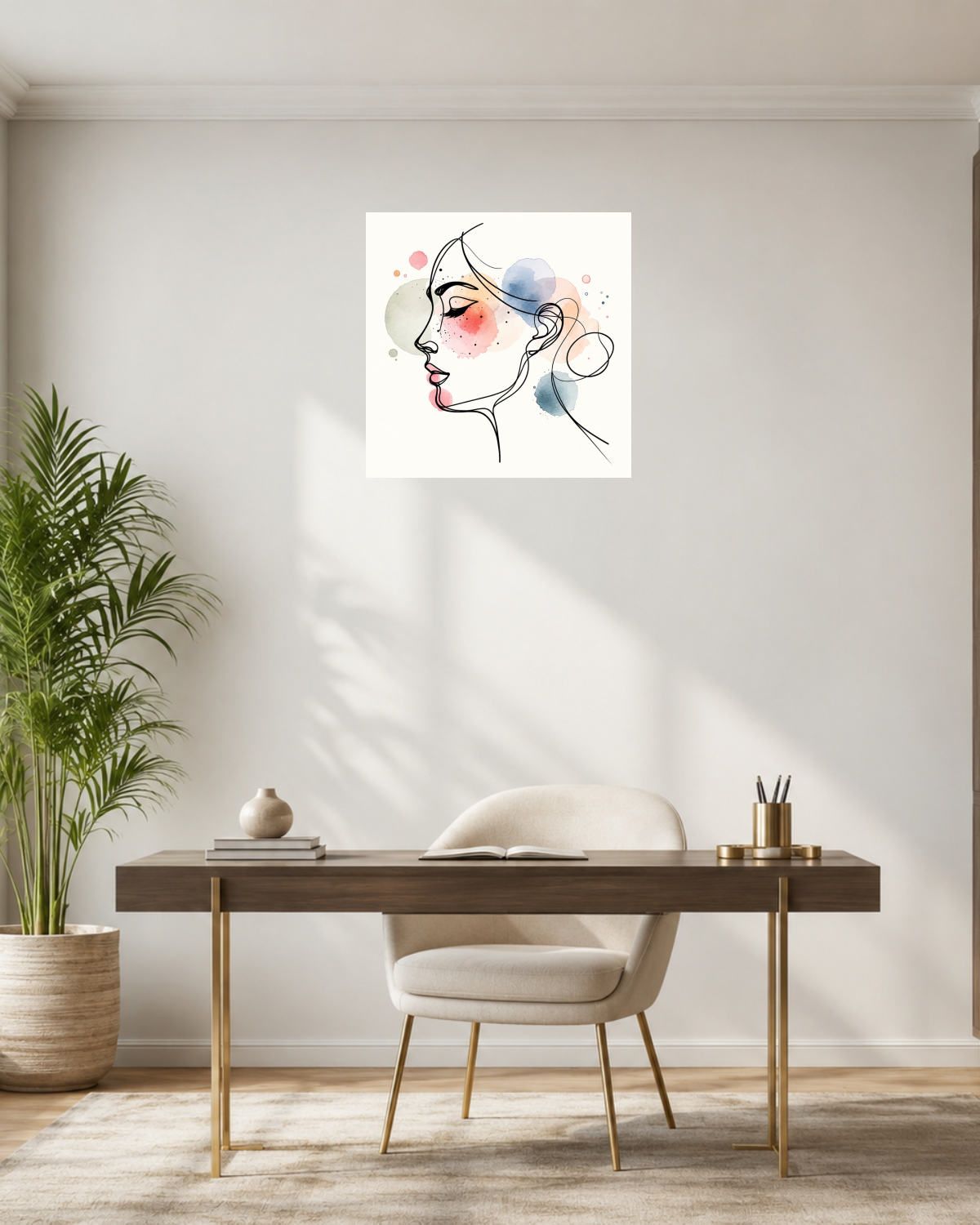 Bureau laiton — vue 3