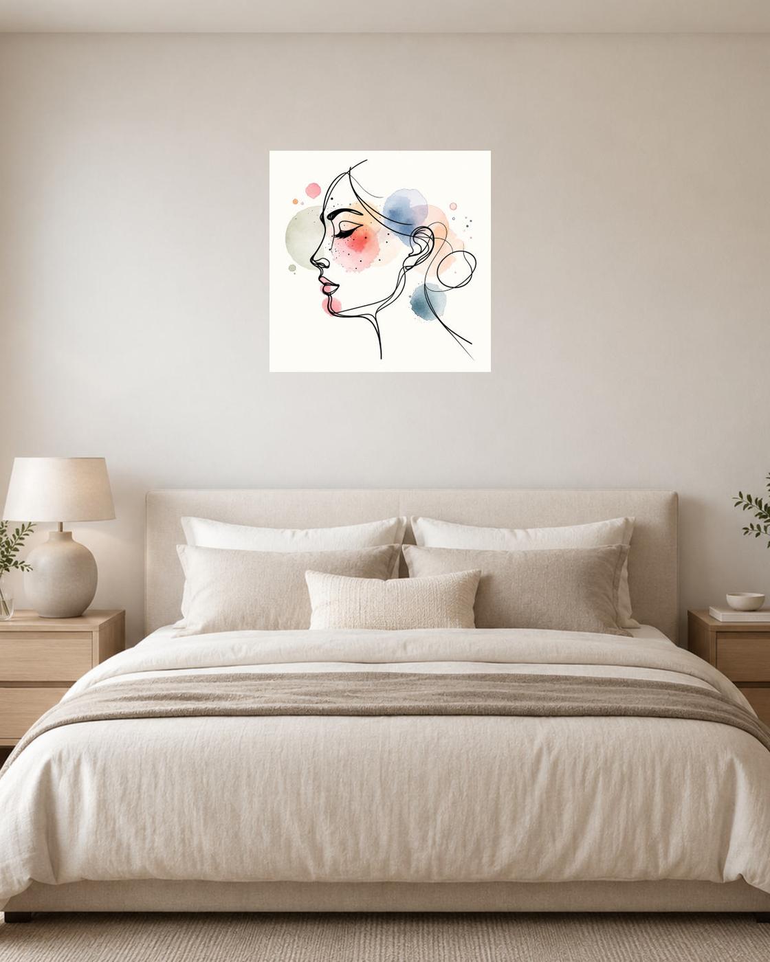 Chambre blanc crème