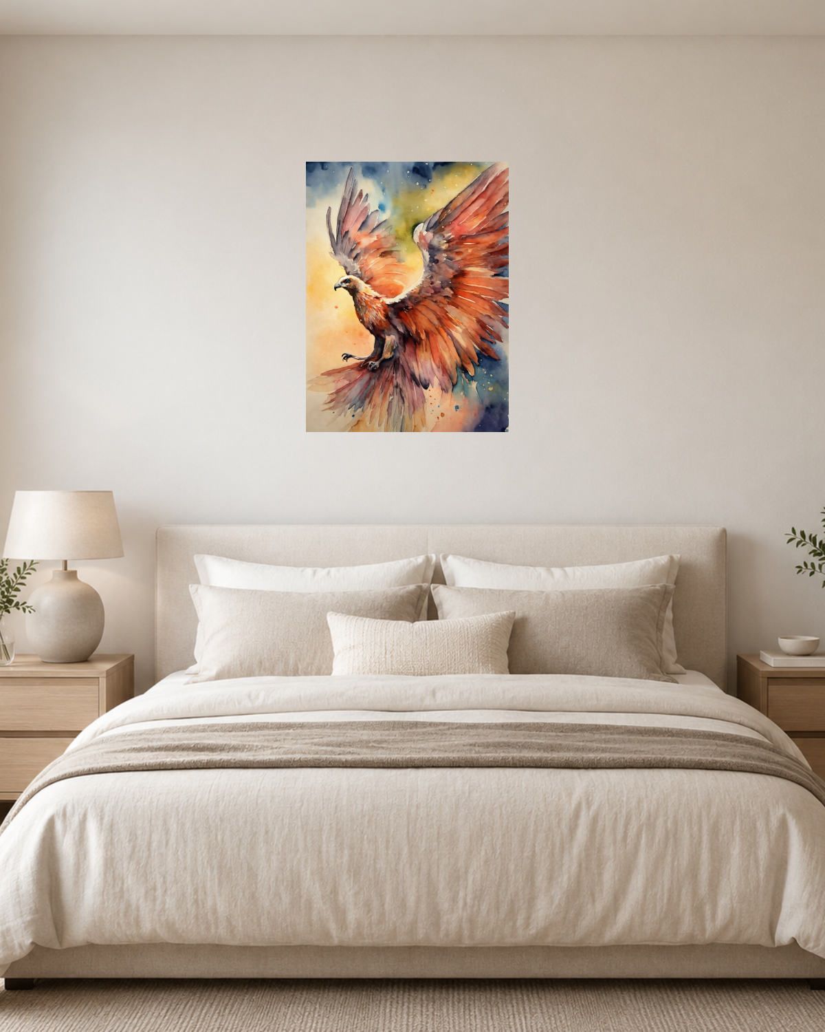 Chambre blanc crème — vue 1