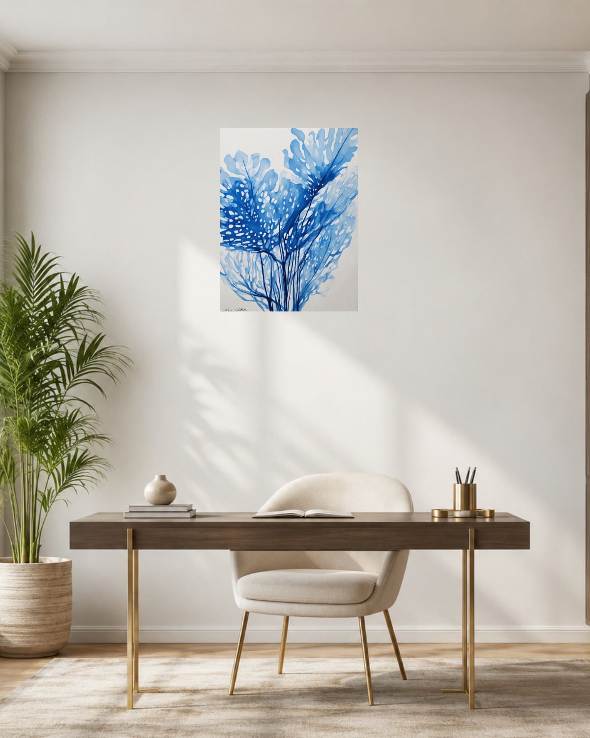 Bureau laiton — vue 3