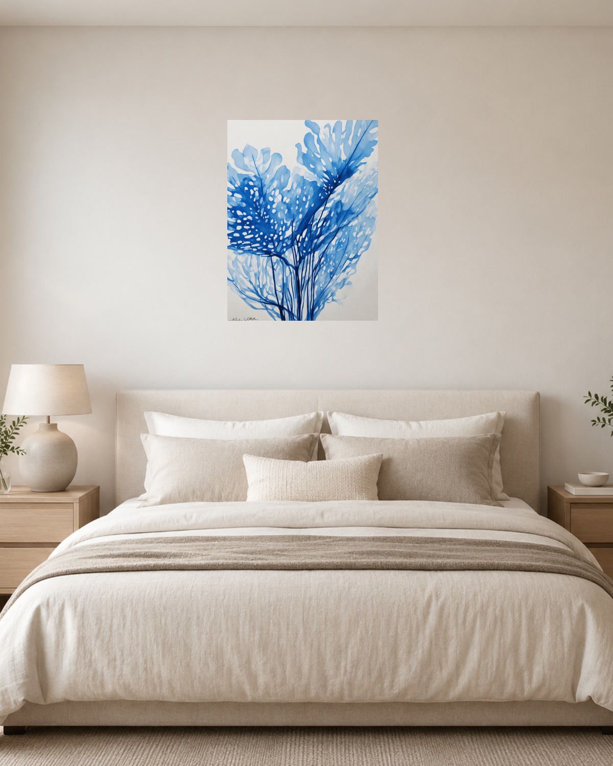 Chambre blanc crème