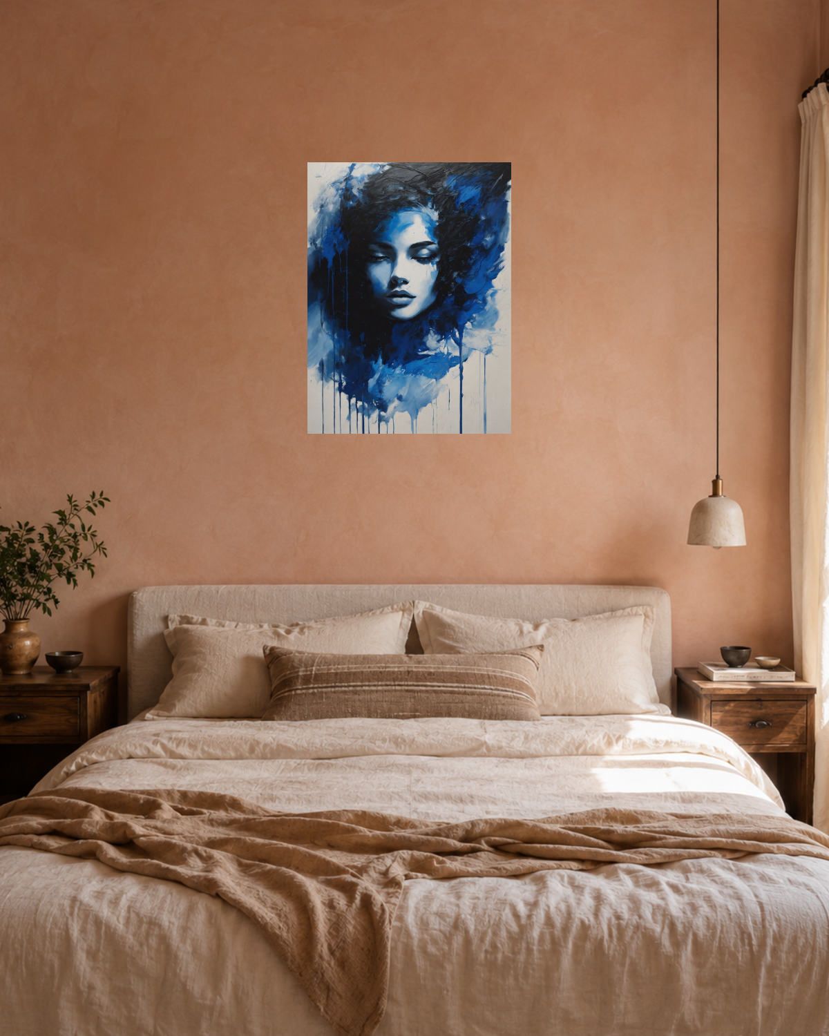 Chambre terracotta — vue 3