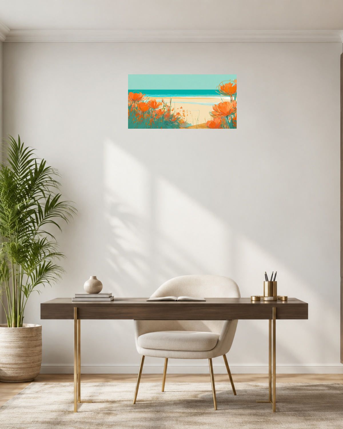 Bureau laiton — vue 3