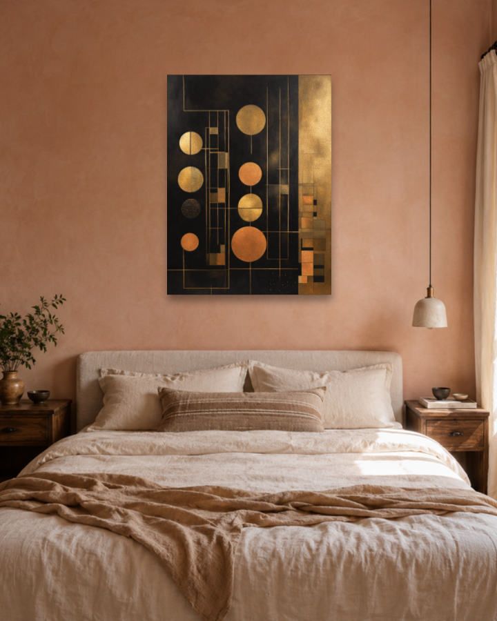 Chambre terracotta