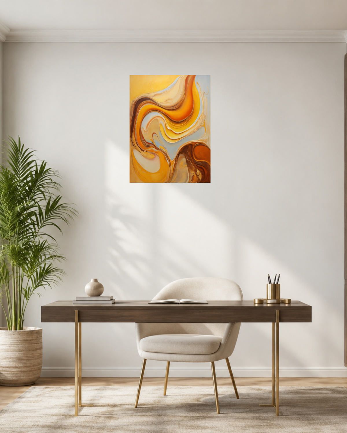 Bureau laiton — vue 3