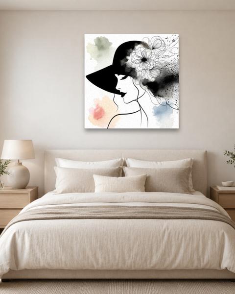 Chambre blanc crème