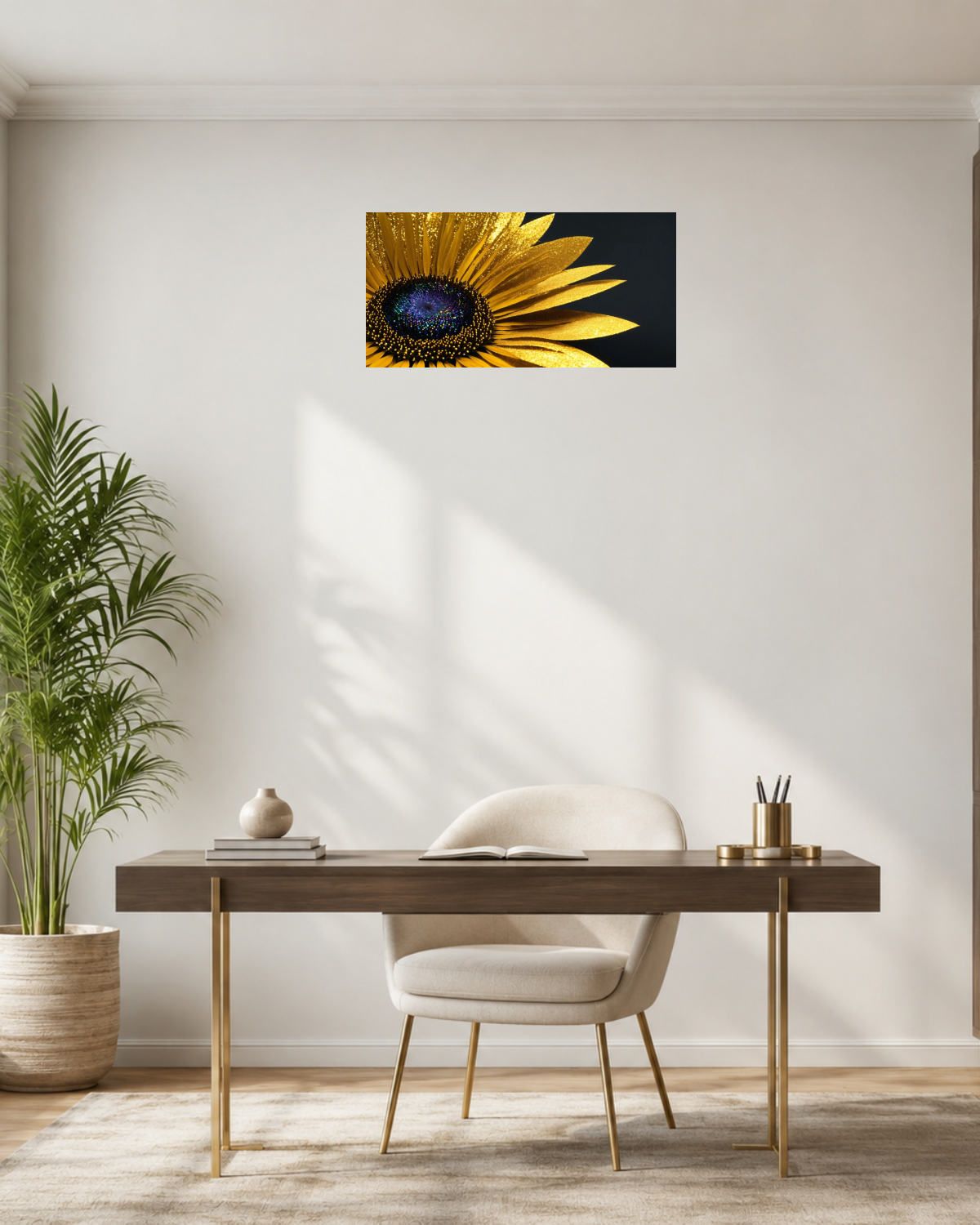 Bureau laiton — vue 3